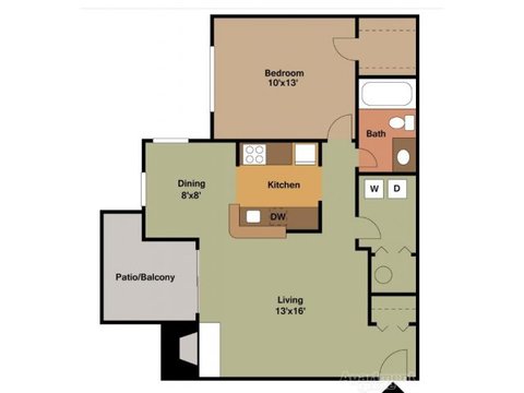 One Bedroom One Bath